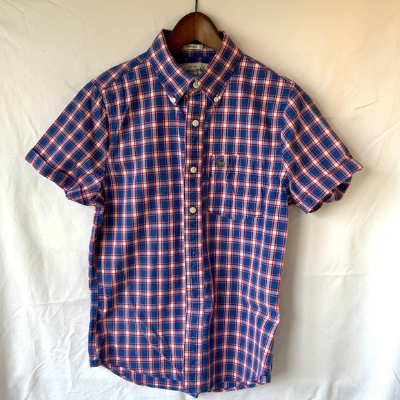 Abercrombie & Fitch Button-Down Muscle Shirt Small - Picture 1 of 2